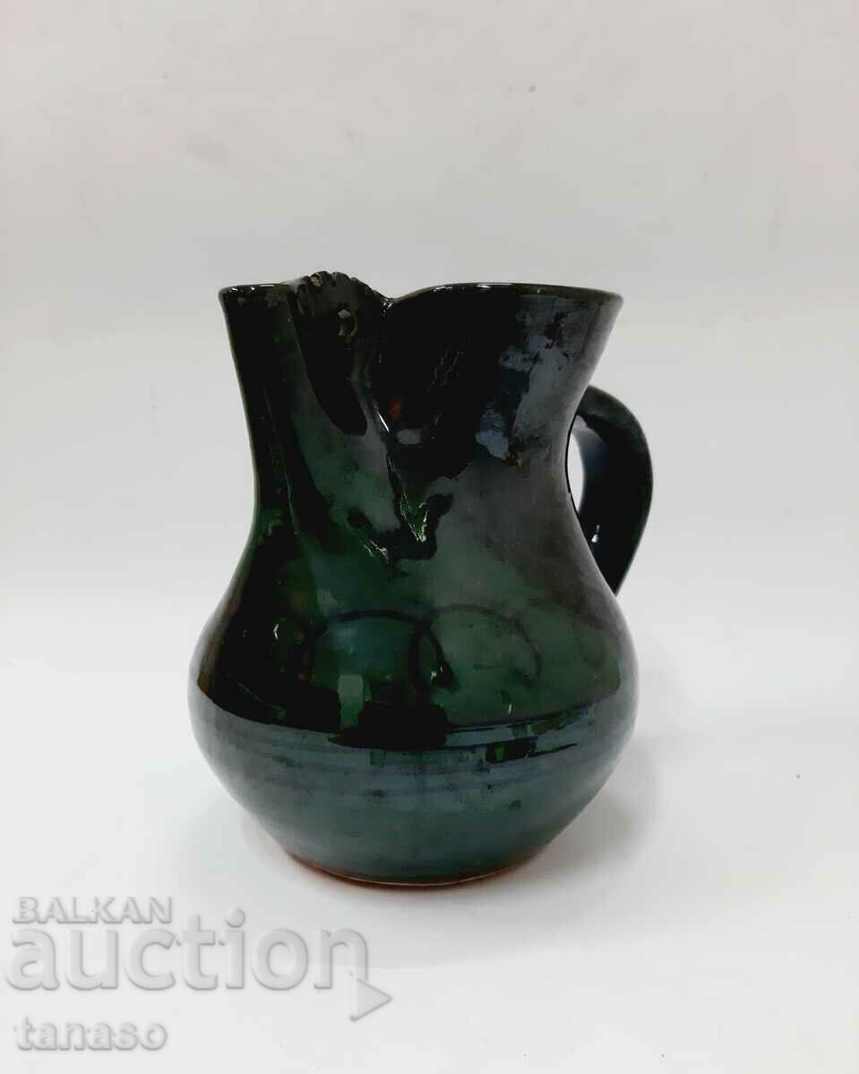 Παράδοση Παλιά γυαλισμένη κεραμική κανάτα, ραγισμένη (12.2) Παράδοση Παλιά γυαλισμένη κεραμική κανάτα, ραγισμένη (12.2)