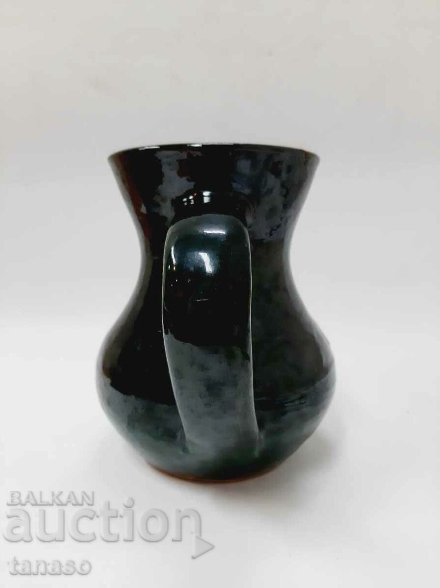 Παλιά γυαλισμένη κεραμική κανάτα, ραγισμένη (12.2) - 7 Παλιά γυαλισμένη κεραμική κανάτα, ραγισμένη (12.2) - 7