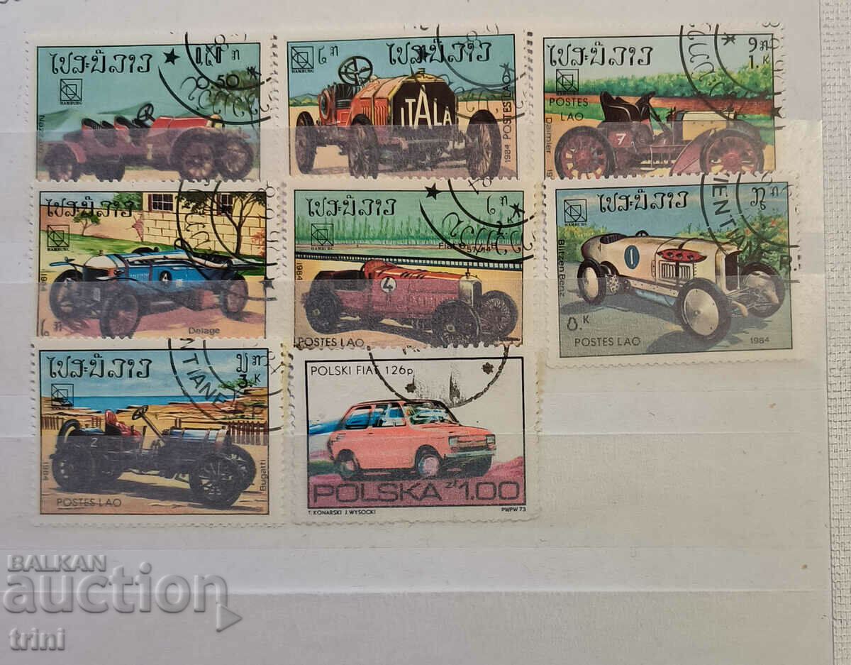 28 stamps on the topic of Transport - Cars with price 6.00 BGN | € 3.07 28 stamps on the topic of Transport - Cars with price 6.00 BGN | € 3.07
