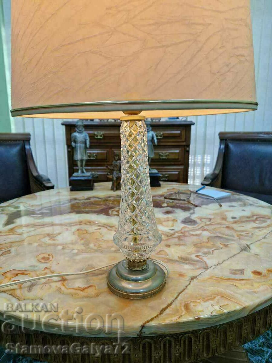 Auction Beautiful antique Belgian bedside lamp Auction Beautiful antique Belgian bedside lamp