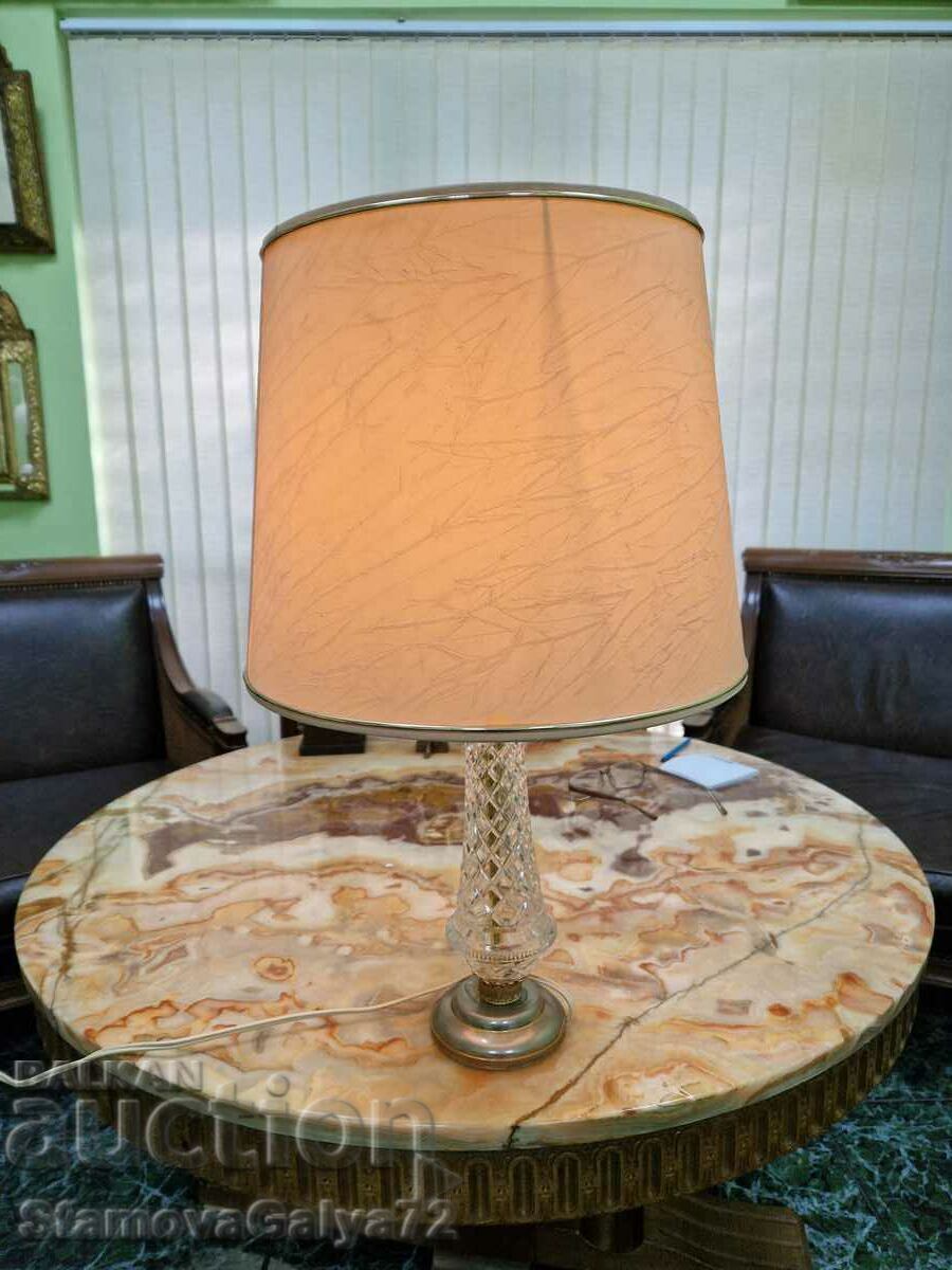 Beautiful antique Belgian bedside lamp