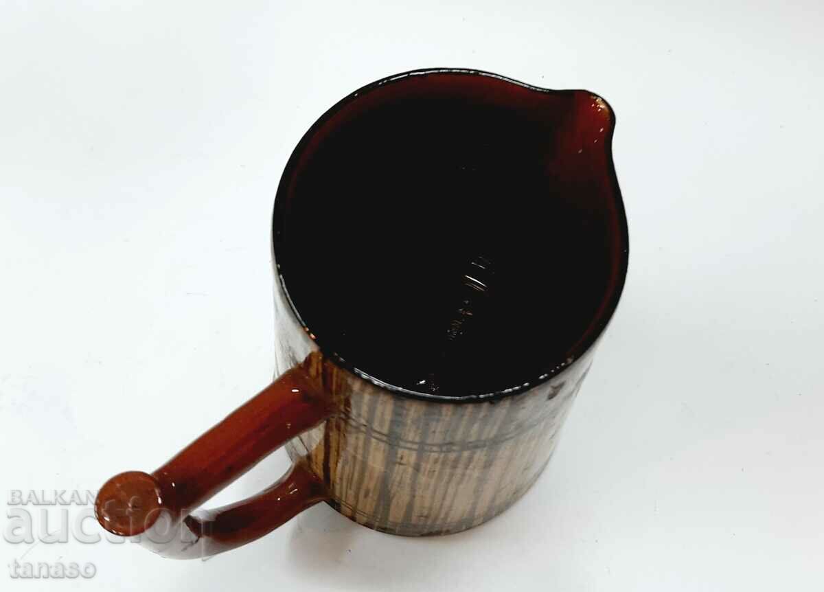 Стара глазирана керамична кана(13.2) - 5 Стара глазирана керамична кана(13.2) - 5