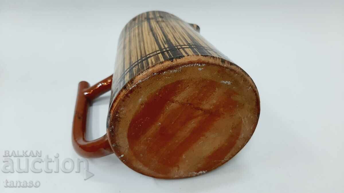 Стара глазирана керамична кана(13.2) - 6 Стара глазирана керамична кана(13.2) - 6