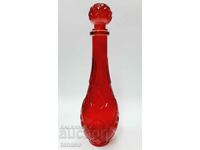 Carafe red glass, decanter (13.2)