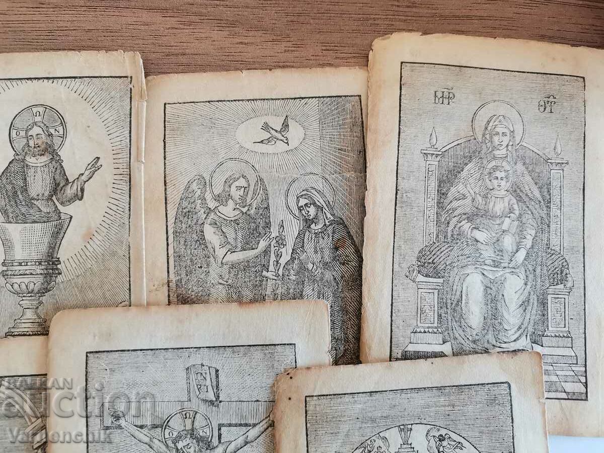 1851- engravings from an old Greek church book - 5