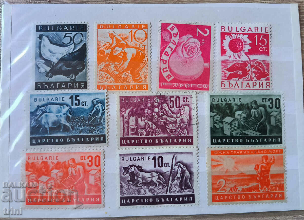 Regatul Bulgariei Set de timbre#6