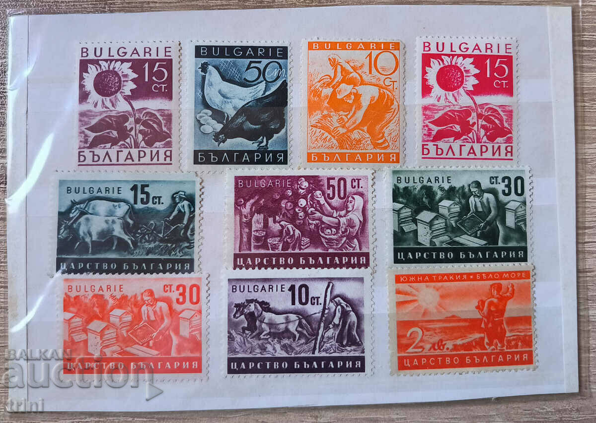 Kingdom of Bulgaria Stamp set #7