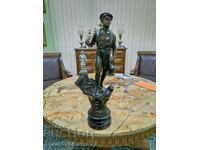 A beautiful antique French figure statuette