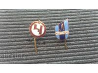 Bulgarian football badges /badge/sign Chardafon+Levski Kn