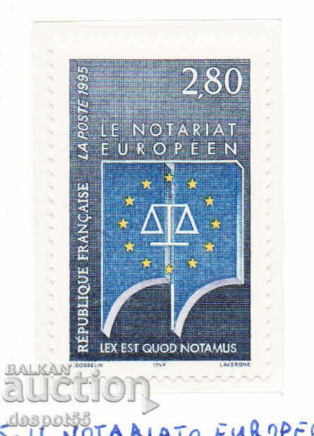 1995. Franţa. Instituția Notarială Europeană.