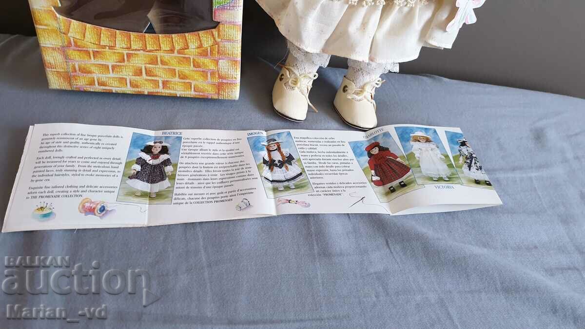 Delivery of Vintage The Promenade Collection Beatrice Porcelain Doll Delivery of Vintage The Promenade Collection Beatrice Porcelain Doll