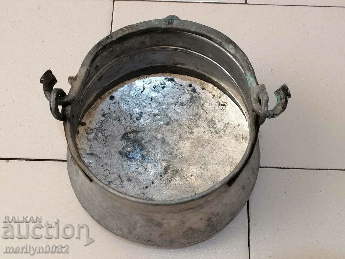 Tinned cauldron copper, copper vessel with price 69.00 BGN | € 35.28 Tinned cauldron copper, copper vessel with price 69.00 BGN | € 35.28