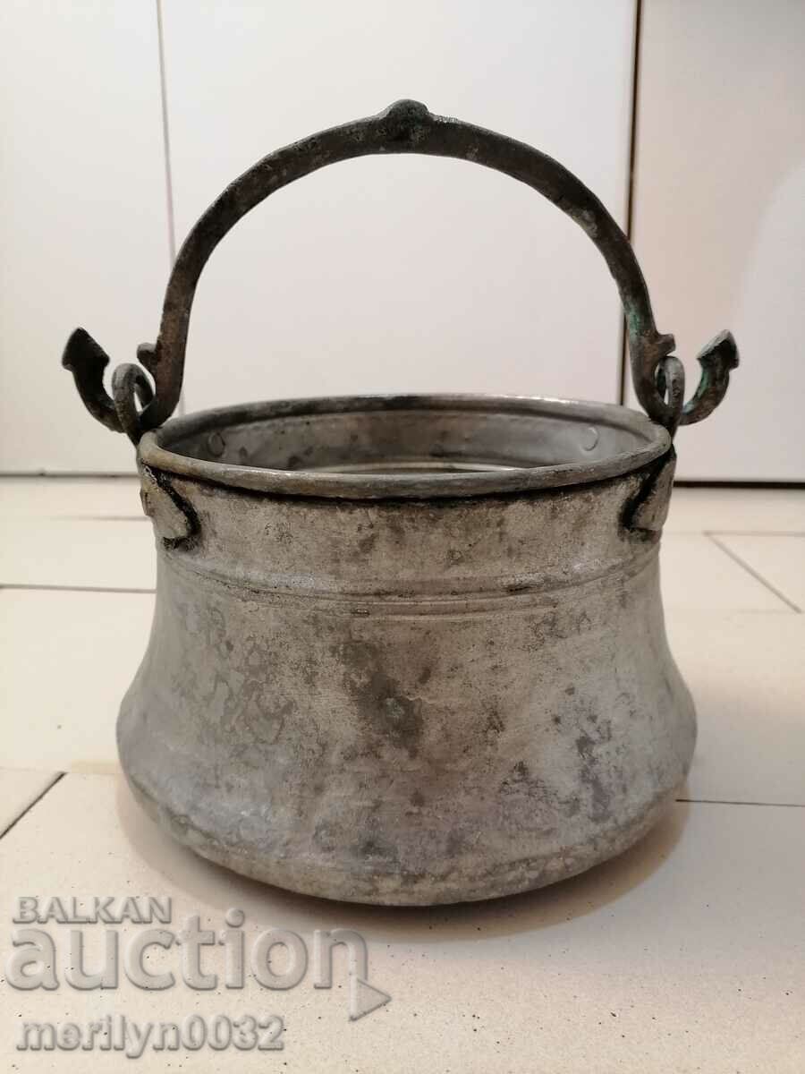 Tinned cauldron copper, copper vessel