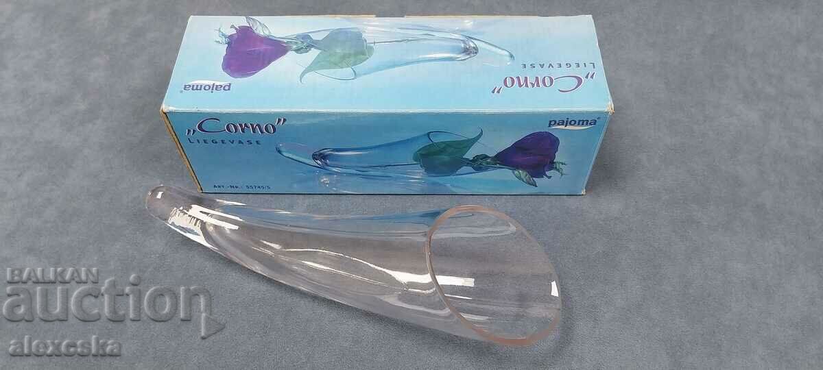 Glass vase - "Horn" - 5 Glass vase - "Horn" - 5