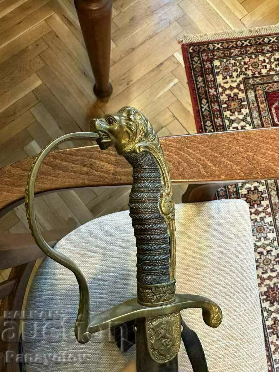 Delivery of GENERAL'S SABER FERDINAND UNIQUE CHECKERS 1905.