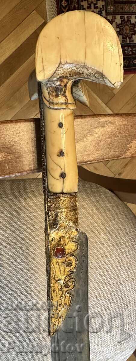 Παράδοση ΓΙΑΤΑΓΑΝΙ ΣΠΑΘΙ ΣΠΑΘΑ ΜΑΧΑΙΡΙ ΕΠΙΧΡΥΣΩΜΕΝΟ ΣΤΙΛΕΤΟ ΞΙΦΟΛΟΓΧΗ ΚΑΜΑ ΛΑΜΑ