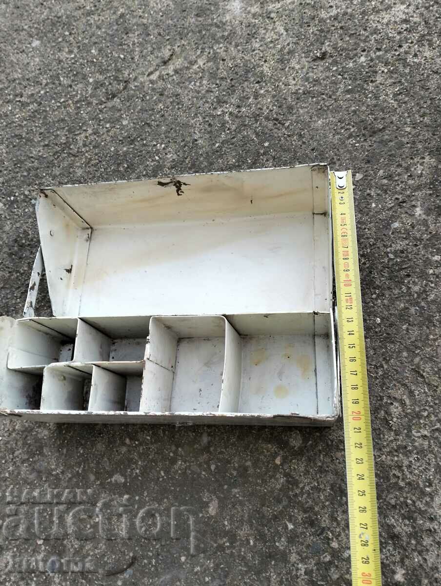 Auction Old iron first aid kit for an old car Auction Old iron first aid kit for an old car