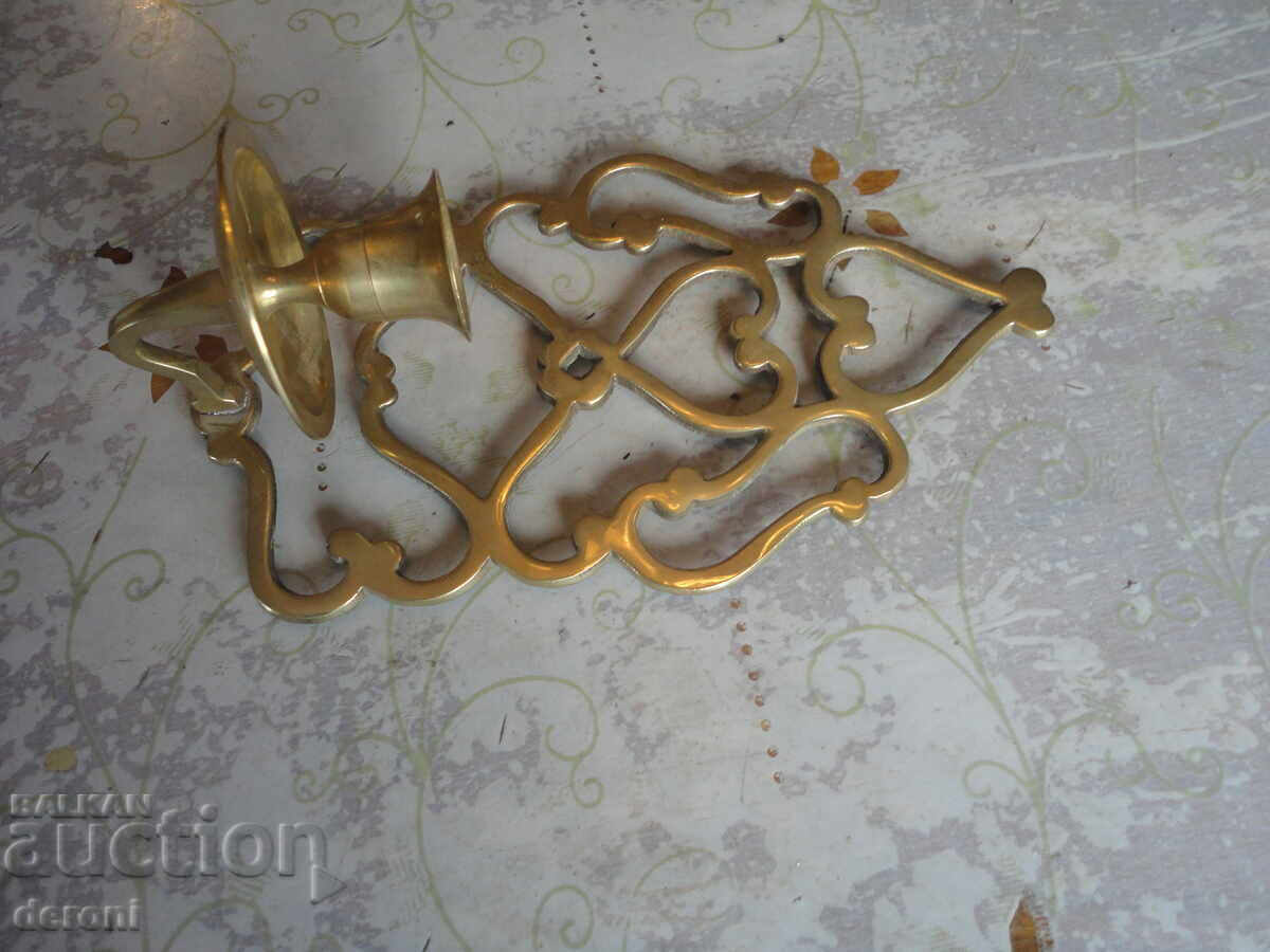 Bronze openwork wall sconce - 5 Bronze openwork wall sconce - 5