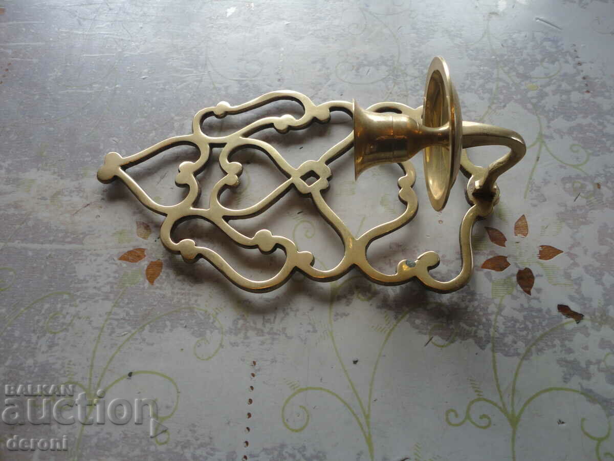 Bronze openwork wall sconce - 6 Bronze openwork wall sconce - 6