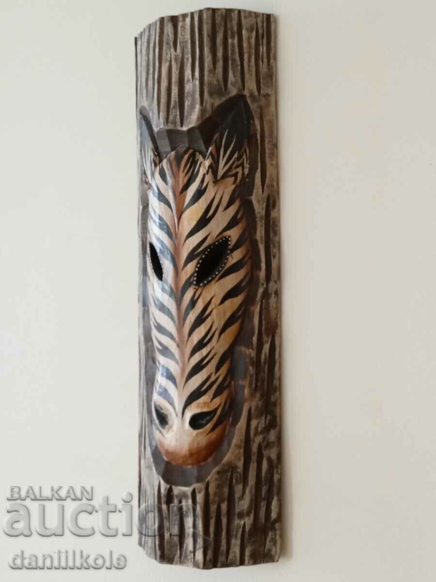 *$*Y*$* MASCA AFRICANICA DE ZEBRA 50 CM FATA MANUAL *$*Y*$* - 5 *$*Y*$* MASCA AFRICANICA DE ZEBRA 50 CM FATA MANUAL *$*Y*$* - 5
