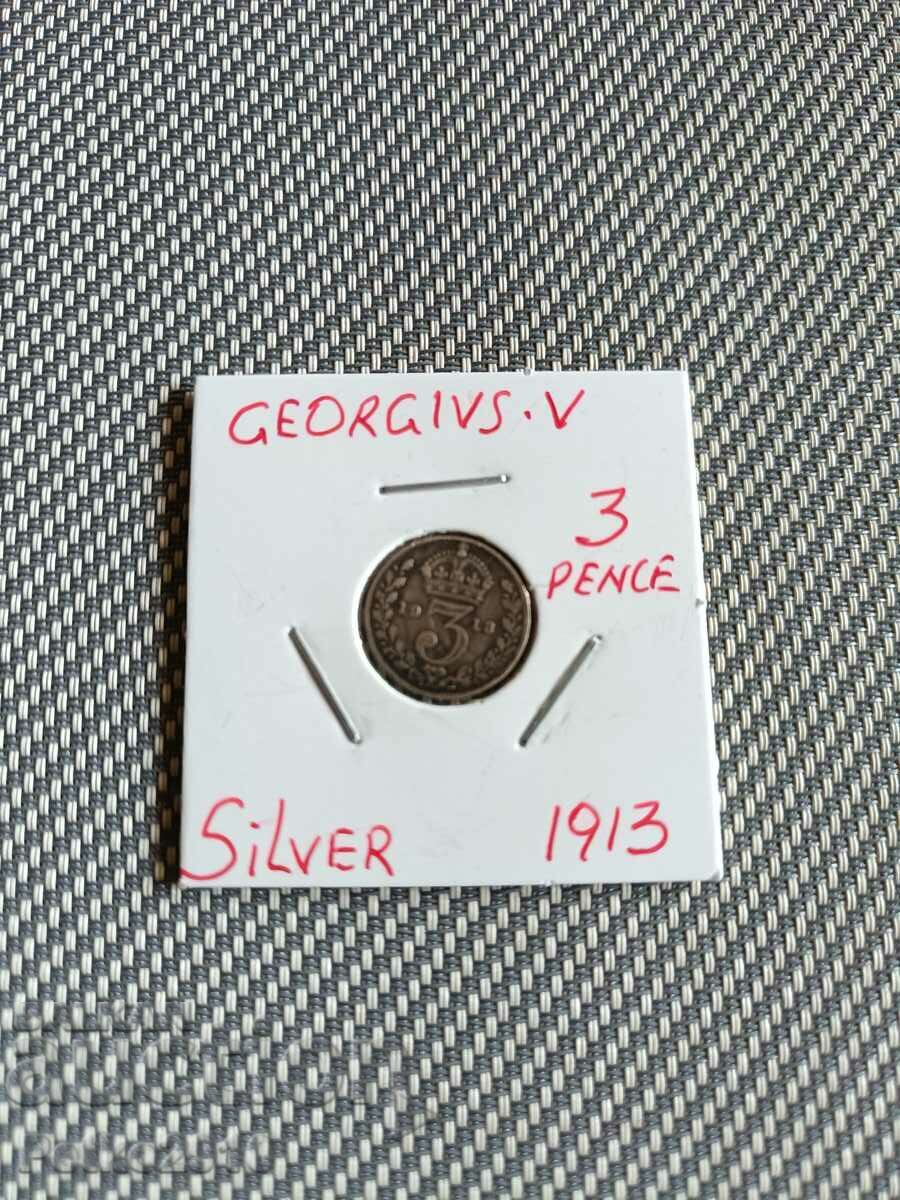 Moneda de argint George V