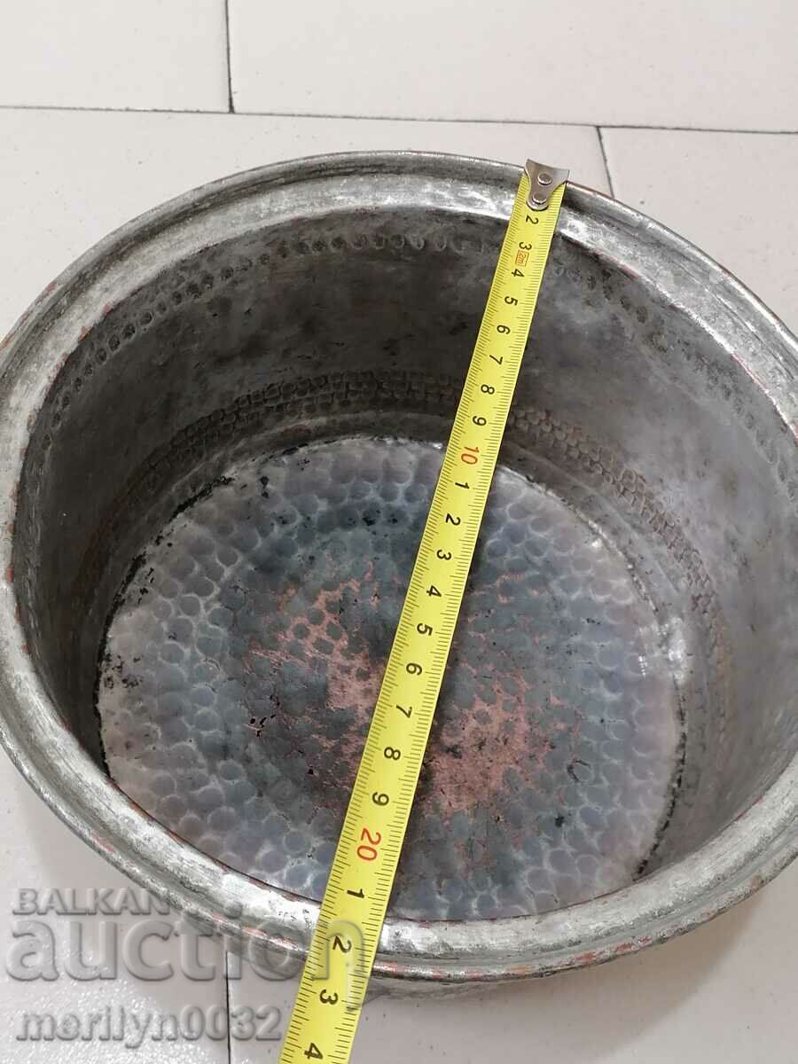 Tinned pot with copper lid, copper pot - 6 Tinned pot with copper lid, copper pot - 6