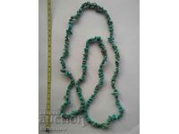 Necklace necklace necklace green semi-precious stones