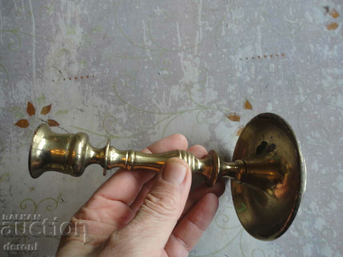 British bronze candlestick - 6 British bronze candlestick - 6