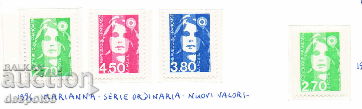 1996. Franţa. "Marianne" - Noi valori.