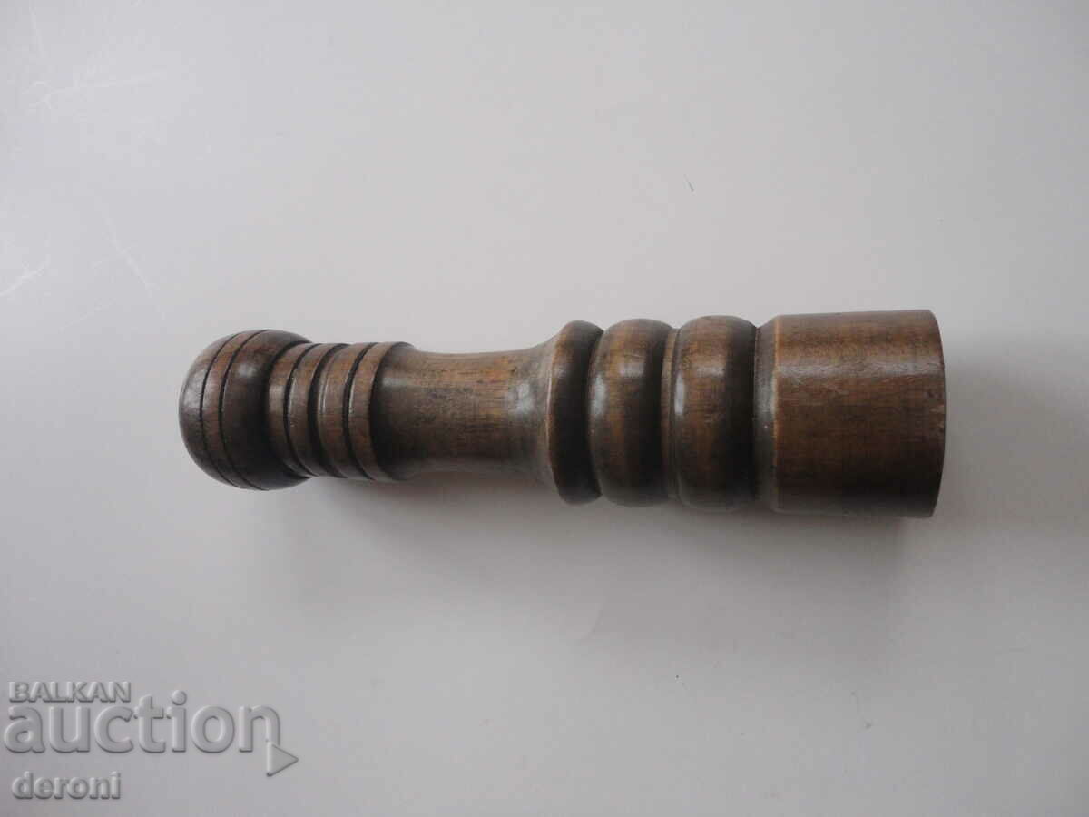 Auction  German wooden salt and pepper shaker 2