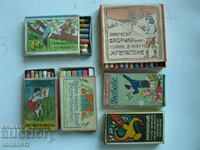 Desenați creioane colorate, creioane colorate, vopsele alinil înainte de 1944