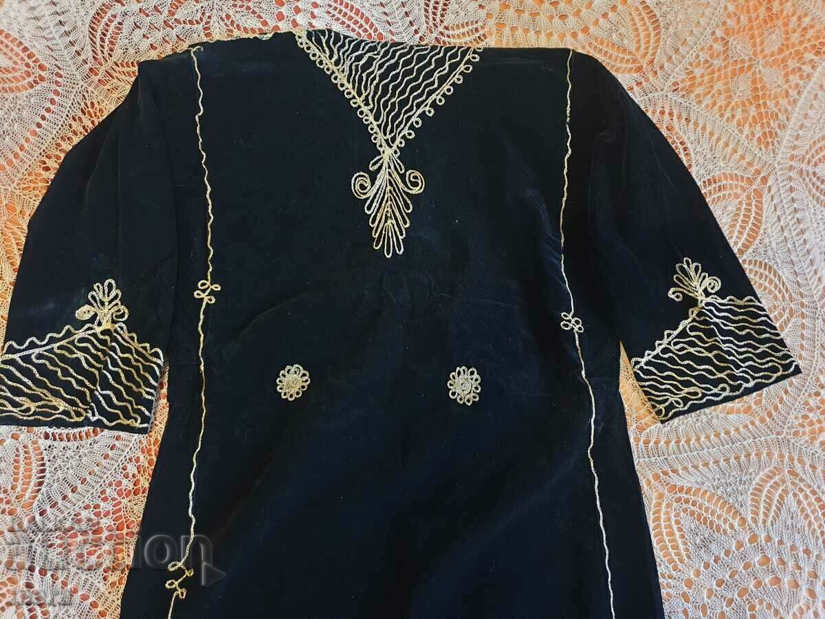 Antique velvet cloth with tinsel - 6 Antique velvet cloth with tinsel - 6