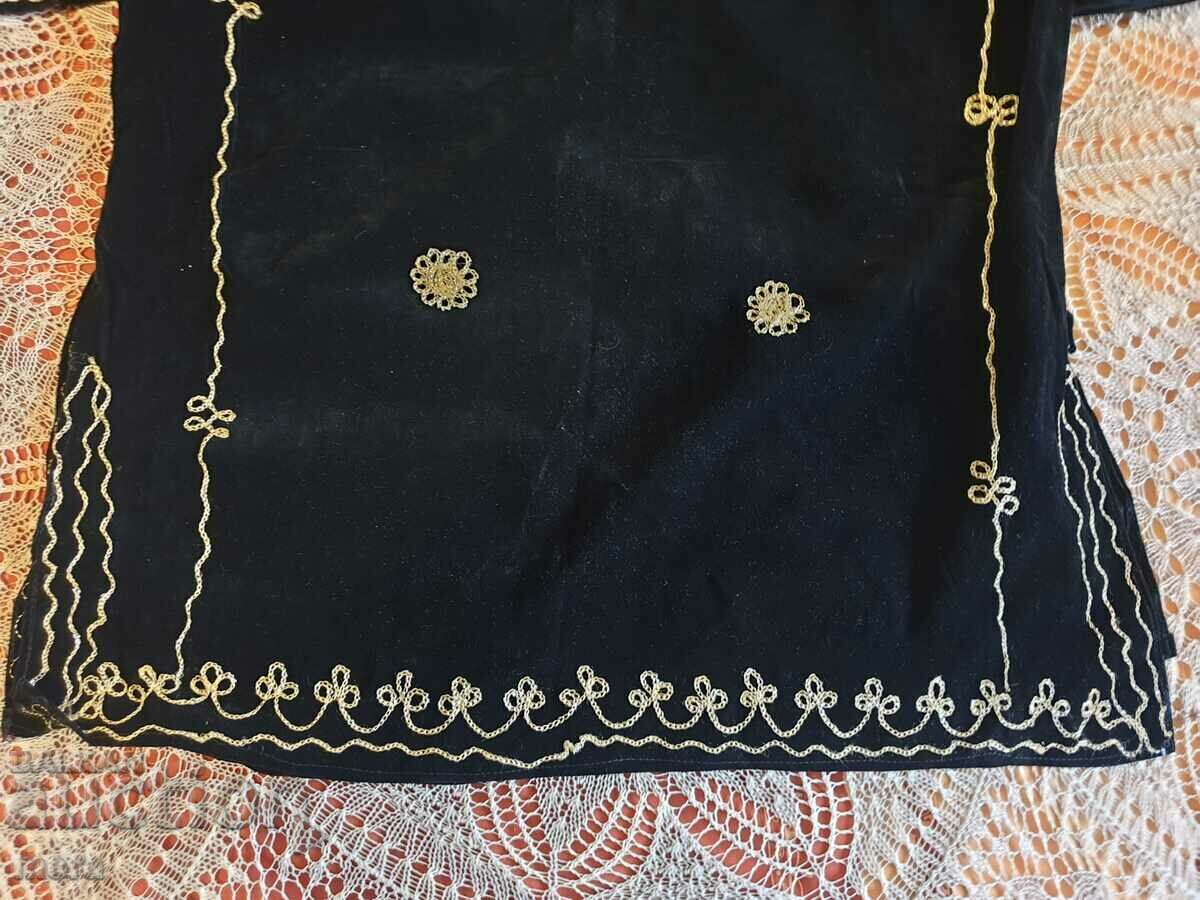 Antique velvet cloth with tinsel - 7 Antique velvet cloth with tinsel - 7