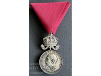 5556 Kingdom of Bulgaria Merit silver medal with Tsar's crown