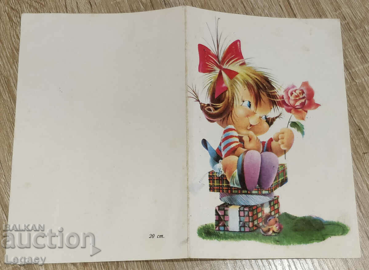 Auction SIGNED Social Greeting Card - First Spring Auction SIGNED Social Greeting Card - First Spring