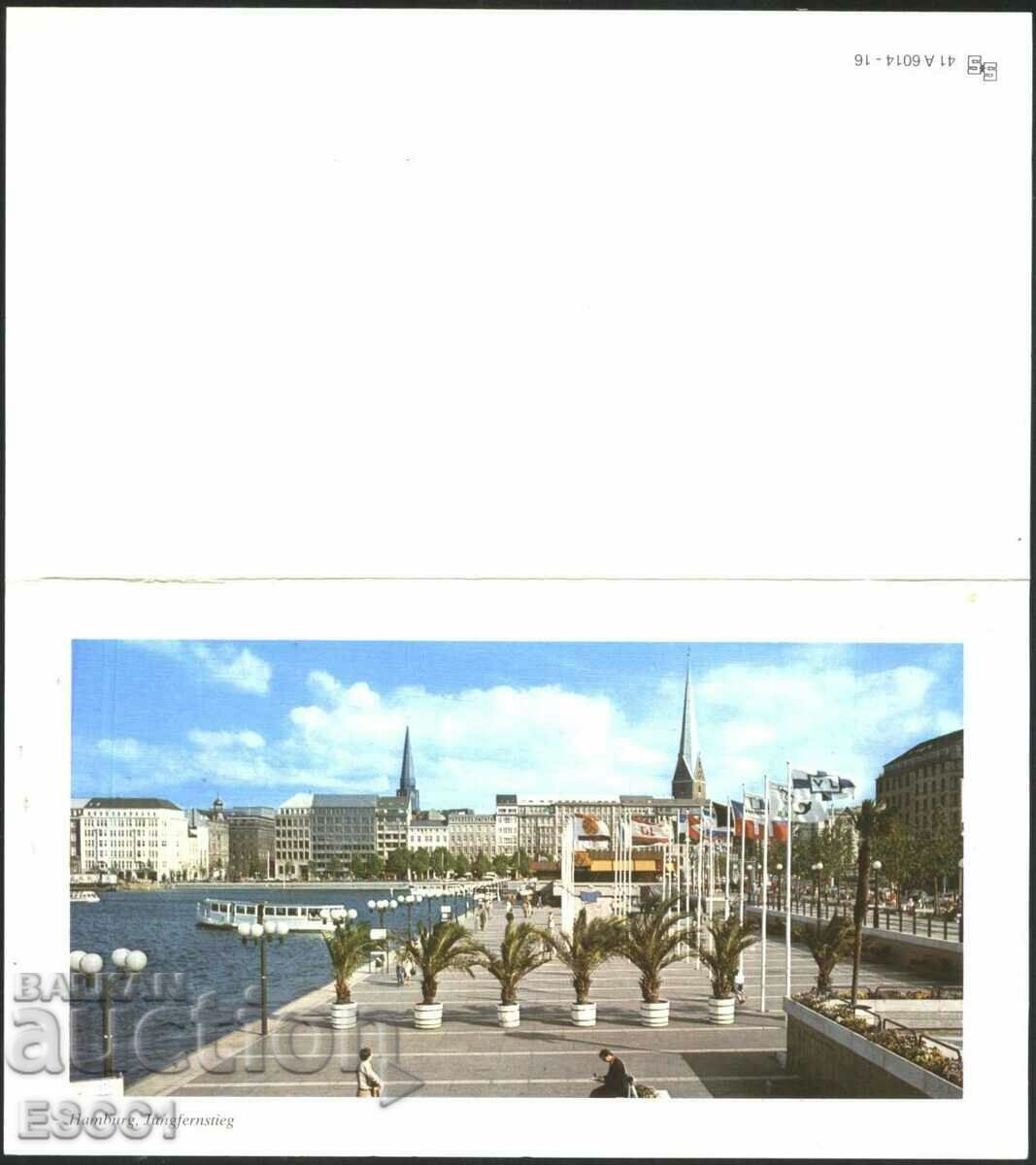 Stamp 1992, card and stamp 1996 Hamburg from Germany with price 3.00 BGN | € 1.53 Stamp 1992, card and stamp 1996 Hamburg from Germany with price 3.00 BGN | € 1.53