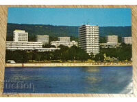 SIGNED Soc Postcard - Golden Sands, 1984