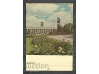 Train Gare - Sankt Peterburg - Carte poștală Rusia - A 1946