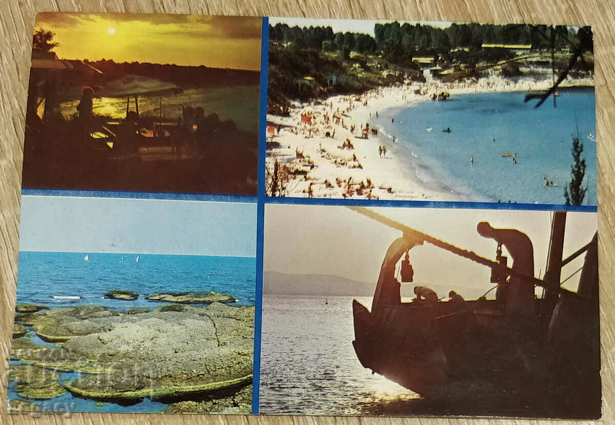 SIGNED Social Post Card - Michurin/Tsarevo, 1983