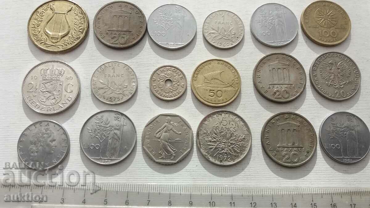 Auction A COLLECTION OF 18 FOREIGN COINS Auction A COLLECTION OF 18 FOREIGN COINS