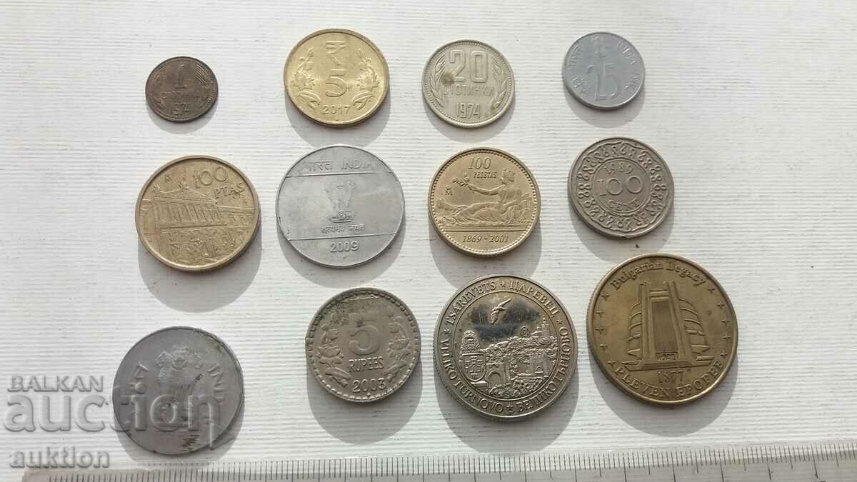 Auction  COLLECTION OF 15 COINS OF DIFFERENT COUNTRIES