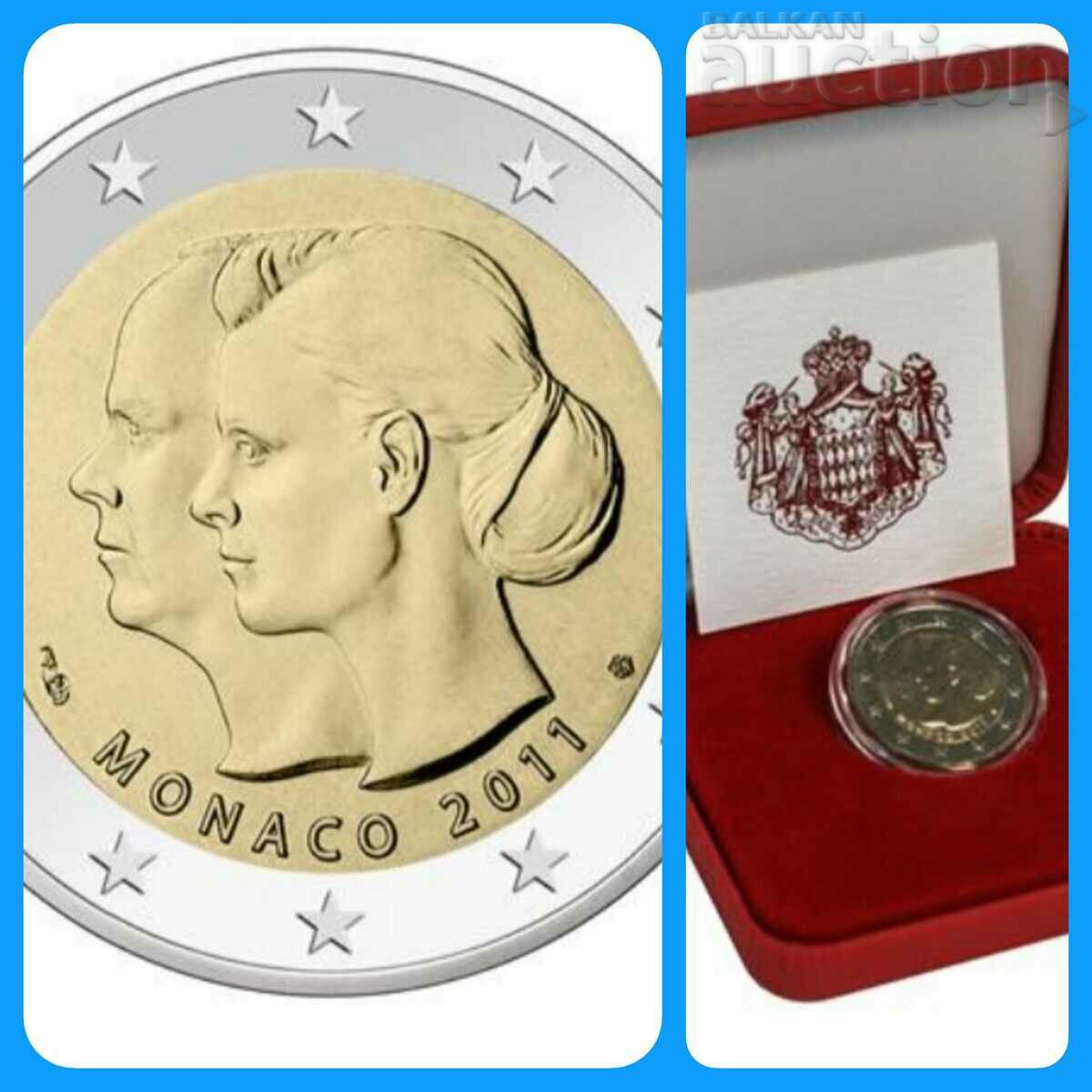 2 EURO Monaco 2011 Rare coin!