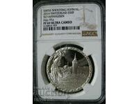 Moneda de argint ELVETIA !!!!! SHAFTHAUSEN !!!!