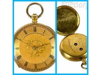 18 carat gold pocket watch