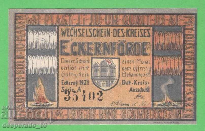 (¯`'•.¸NOTGELD (πόλη Eckernförde) 1921 UNC -50 πφένιγκ ´¯) με τιμή € 1.50 | 2.93 BGN (¯`'•.¸NOTGELD (πόλη Eckernförde) 1921 UNC -50 πφένιγκ ´¯) με τιμή € 1.50 | 2.93 BGN
