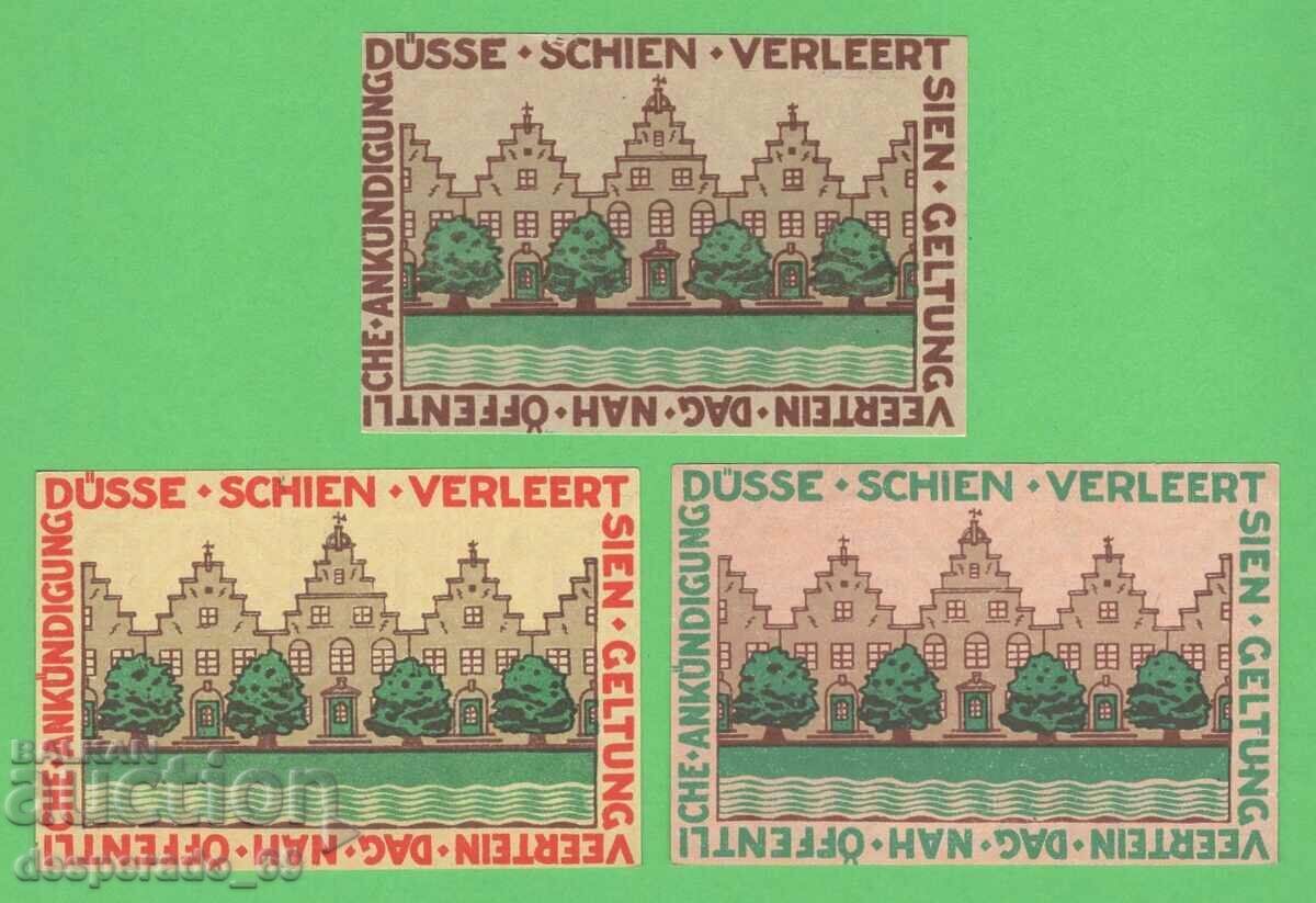 (¯`'•.¸NOTGELD (city Friedrichstadt) 1921 UNC -3 pcs. banknotes with price 7.80 BGN | € 3.99 (¯`'•.¸NOTGELD (city Friedrichstadt) 1921 UNC -3 pcs. banknotes with price 7.80 BGN | € 3.99