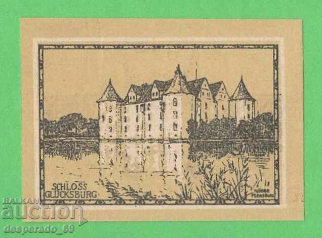 (¯`'•.¸NOTGELD (гр. Glücksburg) 1920 UNC -25 пфенига¸.•'´¯)