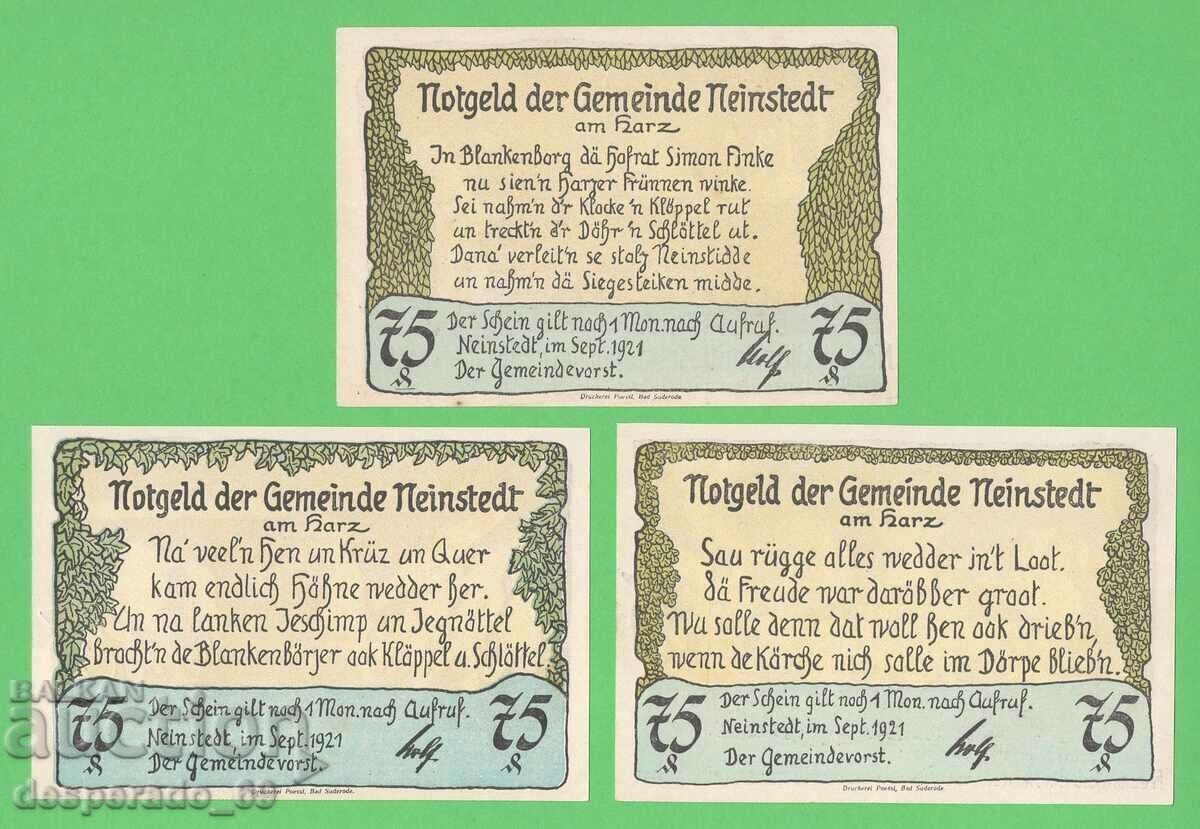 Livrarea (¯`'•.¸NOTGELD (orașul Neinsted) 1921 UNC -6 buc. bancnote¸.•'´¯) Livrarea (¯`'•.¸NOTGELD (orașul Neinsted) 1921 UNC -6 buc. bancnote¸.•'´¯)