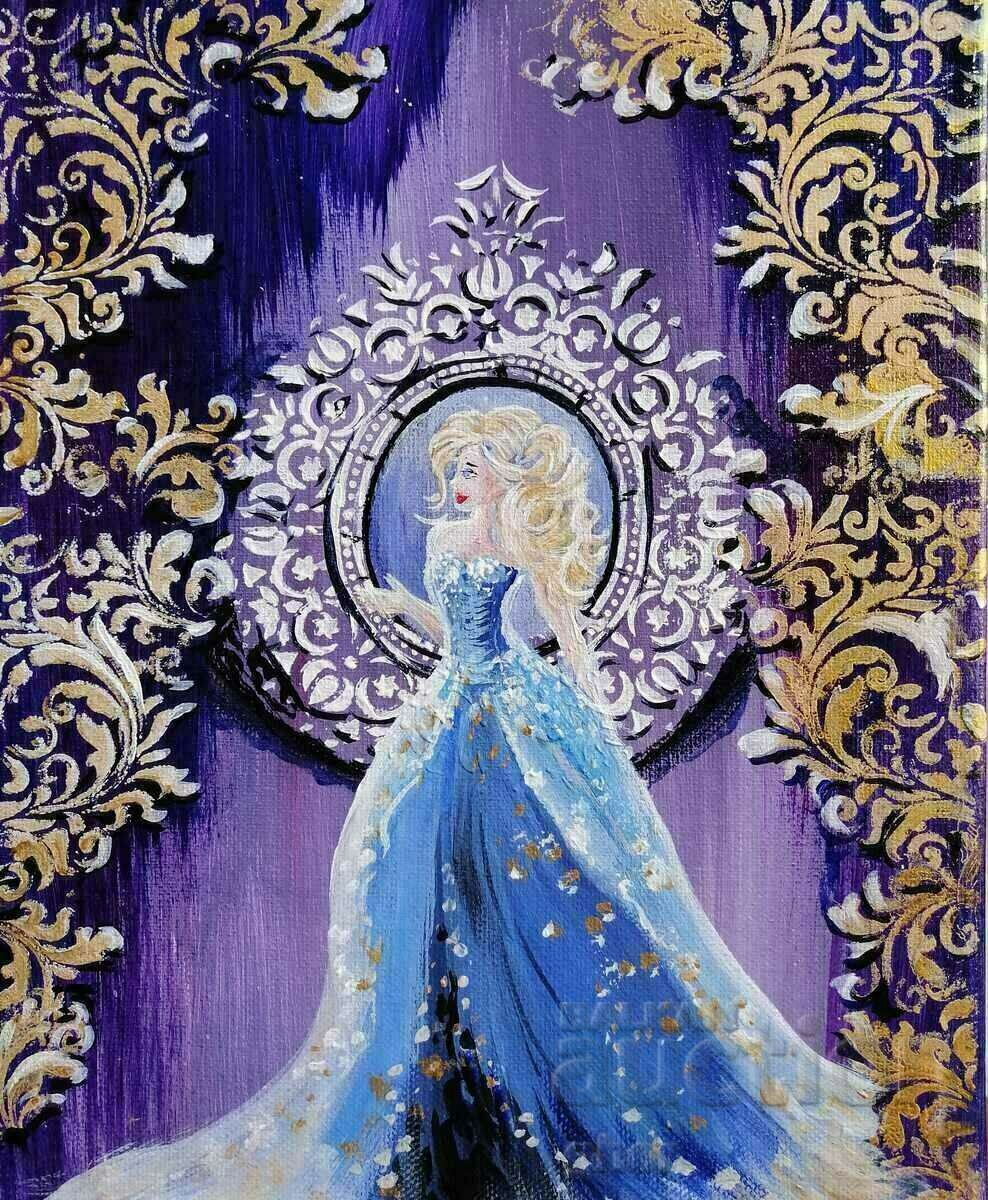 Picture painting with acrylic. Part of the "Fairy Tales" Collection..