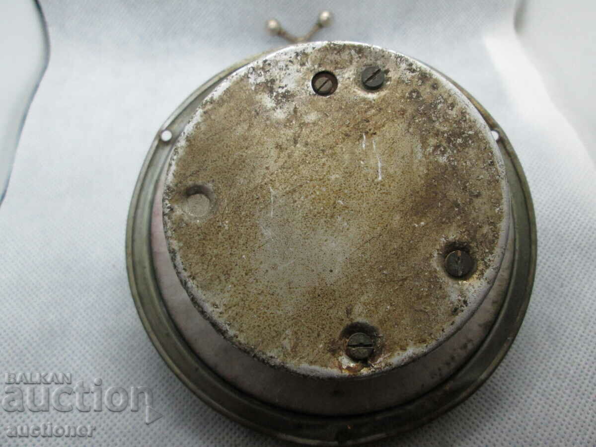 Auction  VINTAGE OLD PORCELAIN BAROMETER-GILLETTE ADVERTISING